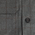 Grey Check Wool & Cashmere Chanti Jacket