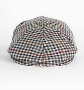 Grey Houndstooth Check Wool Toni Cap