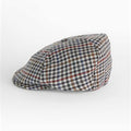 Grey Houndstooth Check Wool Toni Cap