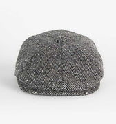 Grey Mottle Herringbone Wool Toni Cap