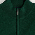 Holly Zip Neck 100% Cashmere Sweater