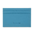 Light Blue Calf Leather Double Sided Card Holder