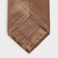 Light Brown Herringbone Silk Tie