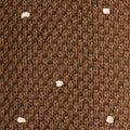 Light Brown & White Spot Knitted Cashmere Tie