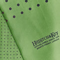 Light Green & Navy Spot Silk Tubular Scarf