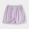 Lilac & Blue Stripe Cotton Poplin Boxer Shorts