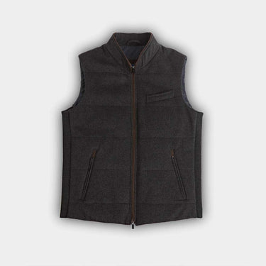 Loro Piana Dark Grey Cashmere Gilet