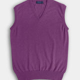 Mauve Cashmere Vest