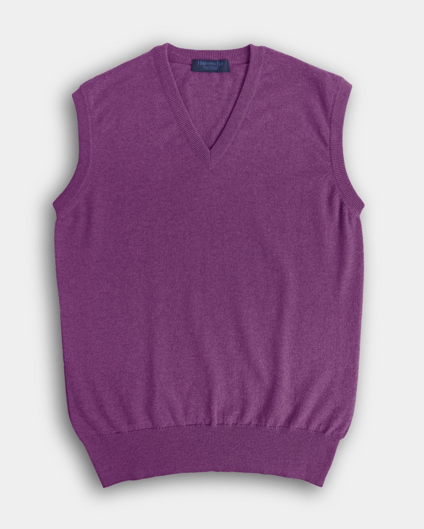 Mauve Cashmere Vest