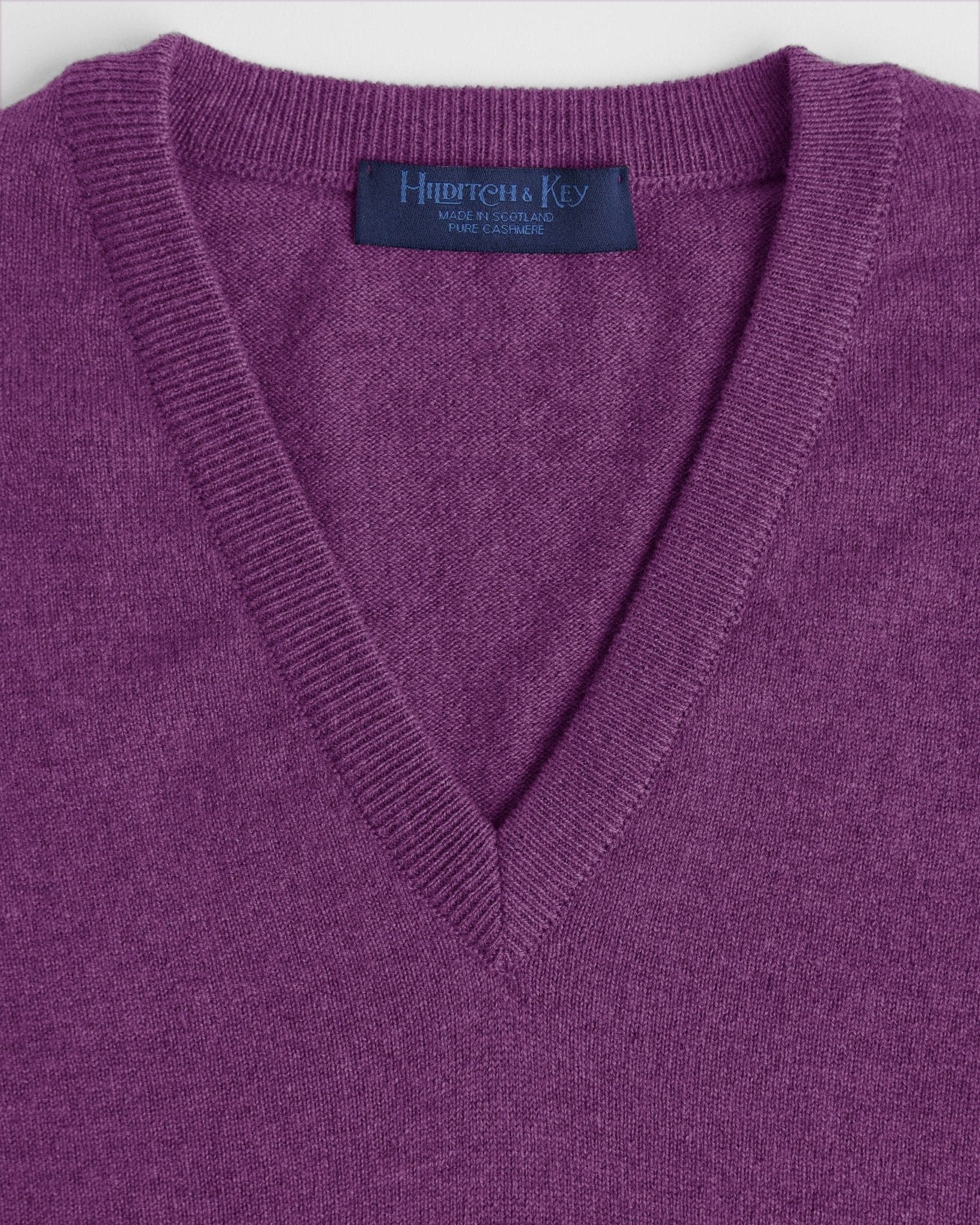 Mauve Cashmere Vest