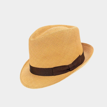 Mocha Soho Trilby Panama