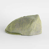 Moss Herringbone Linen Toni Cap