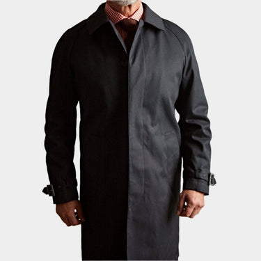 Navy Cotton Bogart Coat