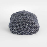 Navy Mottle Twill Wool Toni Cap