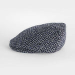 Navy Mottle Twill Wool Toni Cap