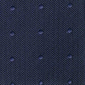 Navy Self - Spot Wool & Silk Blend Tie