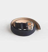 Navy Suede Mount Leather Belt