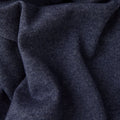 Navy Three Button Silk & Cashmere Sweater