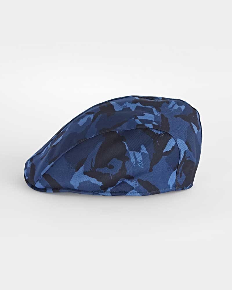 Ocean Camo Cotton Roma Cap