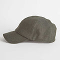 Olive Green Hopsack Linen Baseball Cap