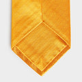 Orange Herringbone Silk Tie