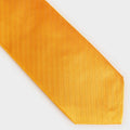 Orange Herringbone Silk Tie