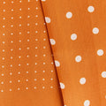 Orange & White Spot Silk Tubular Scarf