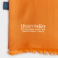 Orange & White Spot Silk Tubular Scarf