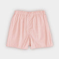 Pink Fine Bengal Stripe Cotton Poplin Boxer Shorts