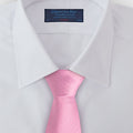 Pink Herringbone Silk Tie