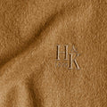 Plain Bronze Narrow Width Pure Cashmere Scarf