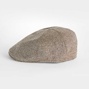 Plain Brown Wool Roma Cap