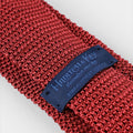 Plain Bruciato Knitted Silk Tie