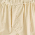 Plain Cream Cotton Poplin Boxer Shorts