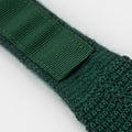 Plain Dark Green Knitted Cashmere Tie