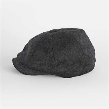 Plain Dark Grey Cashmere Made In England Gatsby Cap