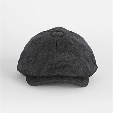 Plain Dark Grey Cashmere Made In England Gatsby Cap