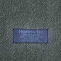 Plain Dark Grey Narrow Width Pure Cashmere Scarf