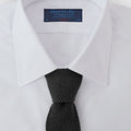 Plain Dark Nero Knitted Cashmere Tie