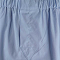 Plain French Blue Cotton Poplin Boxer Shorts