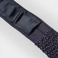 Plain Fumo Knitted Silk Tie