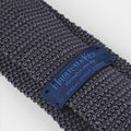 Plain Fumo Knitted Silk Tie