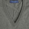 Plain Grey Cashmere Sweater