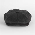 Plain Grey Loden Gatsby Cap