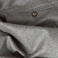 Plain Grey Woollen Trousers