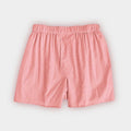 Plain Lilac End - on - End Cotton Boxer Shorts