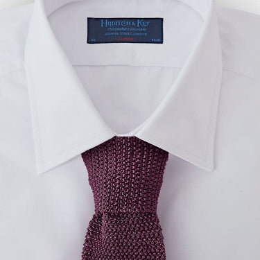 Plain Malvarosa Knitted Silk Tie