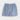 Plain Mid Blue Cotton Poplin Boxer Shorts