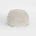 Plain Natural 100% Linen Flat Cap