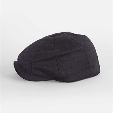 Plain Navy Cashmere Made In England Gatsby Cap